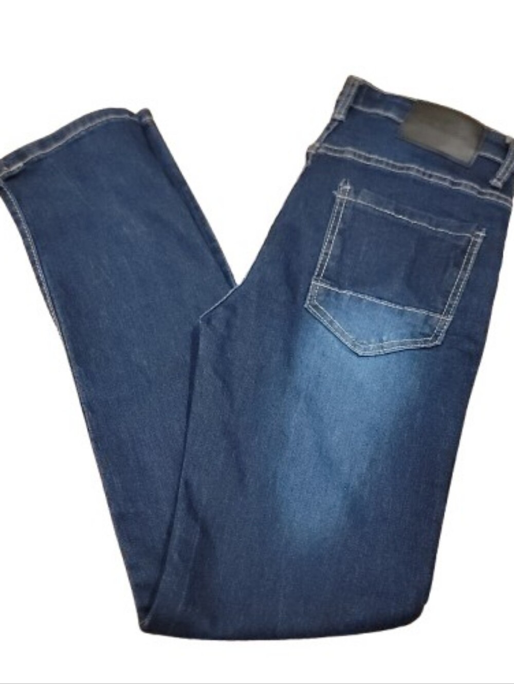 N-Amsterdam Skinny Jeans Boys Size 16 Blue Denim Dark Wash Comfort Stretch Pants